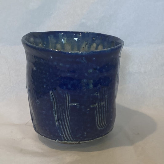 Blue Salt fired Cup - 133A