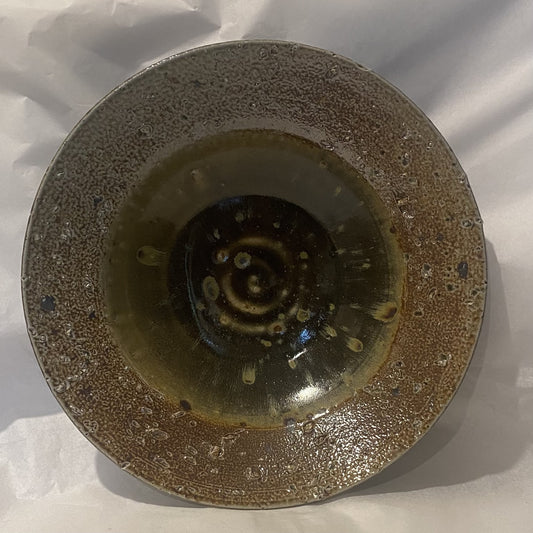 Bowl - salt fired bowl 135