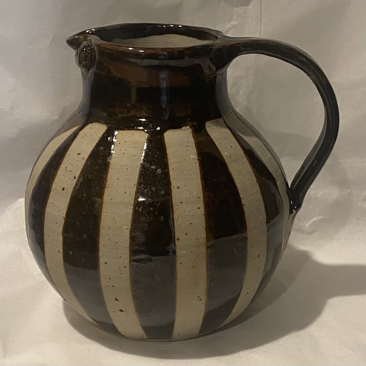 Brown Striped Jug - Jenny Shearer -143