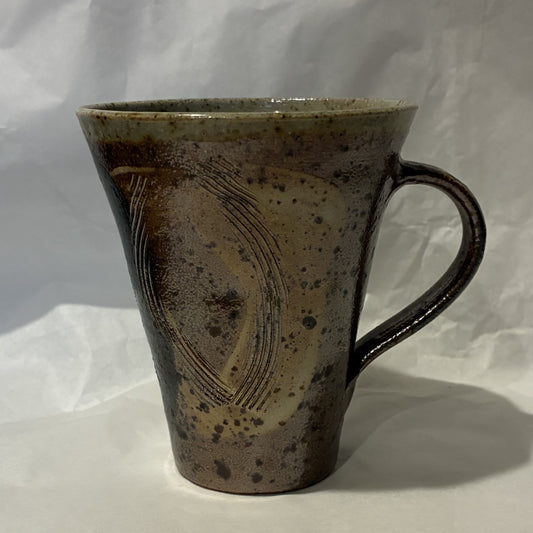 Salt fired cup Harriet Bright  -81A