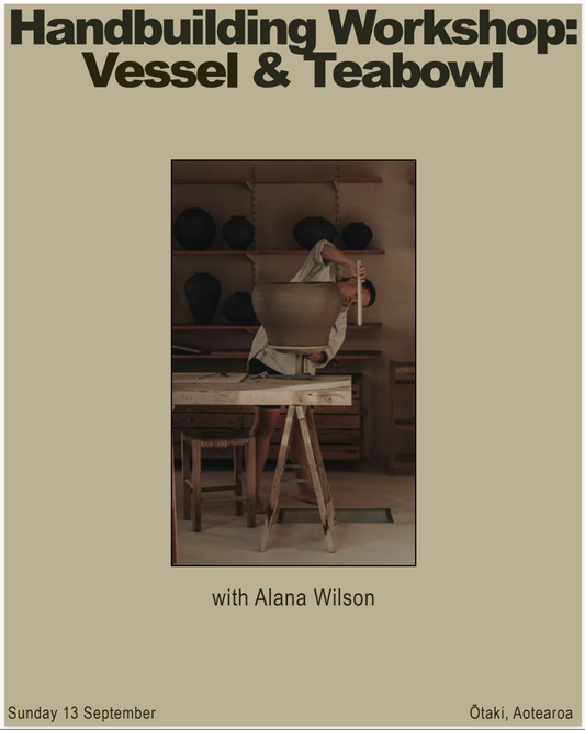Alana Wilson - Resident Artist. WORKSHOP- Hand building