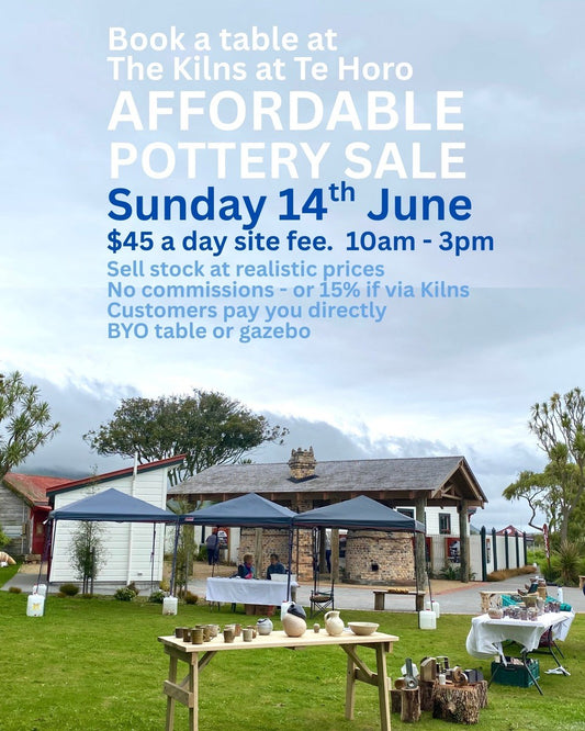 Affordable Pottery Sale - table Sunday 14th June